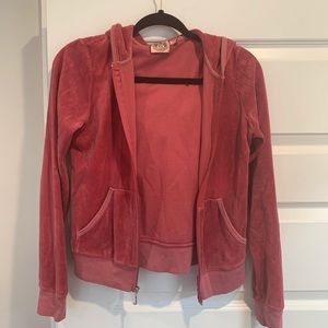 Magenta juicy zip up